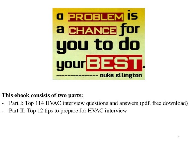 114 hvac interview questions