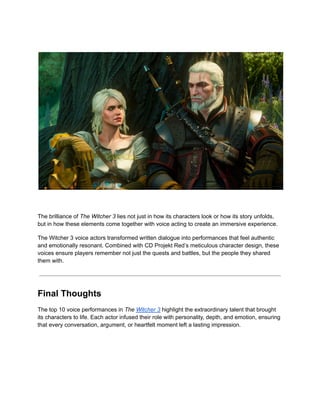 Top 10 Iconic Voice Performances in The Witcher 3.pdf