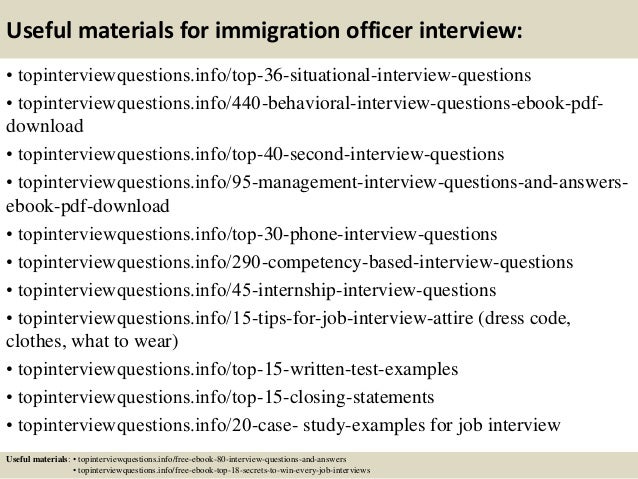 job interview questions with uscis customer