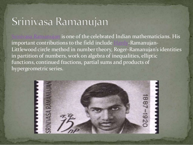 Top 10 Indian Mathematician Top 10 Indian Mathematician