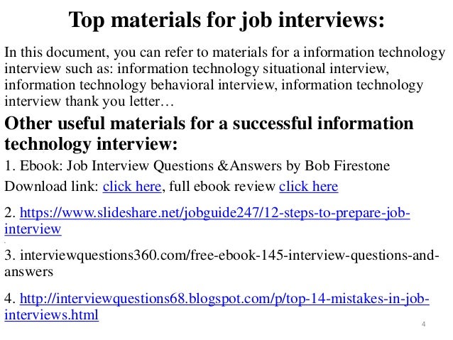 Technology Interview Questions And Answers Remar