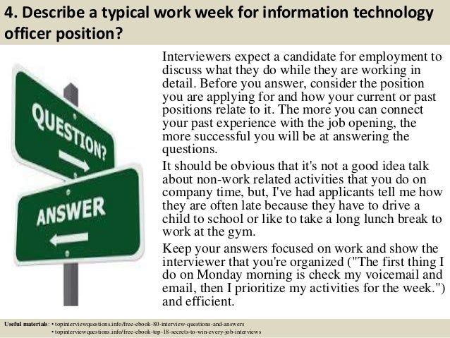 information technology interview questions