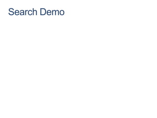 Search Demo
 