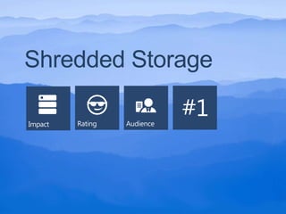 Shredded Storage
 