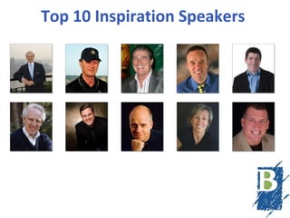 Top 10 Inspiration Speakers   