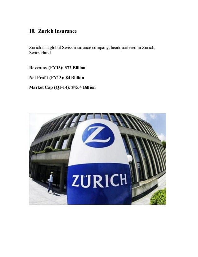Top 10 Insurance Companies in the World 2014