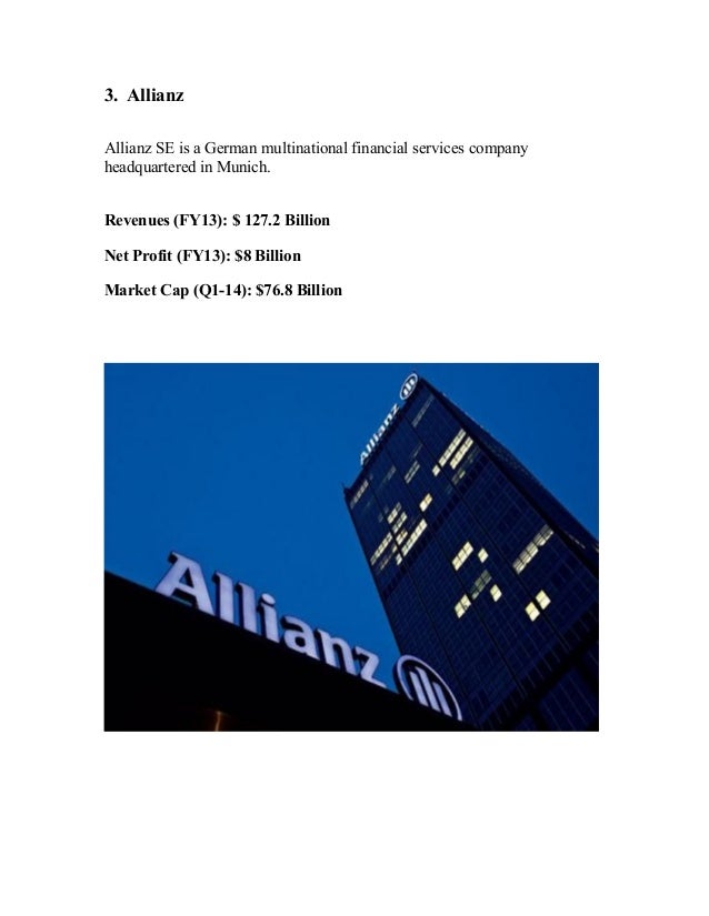 Top 10 Insurance Companies in the World 2014