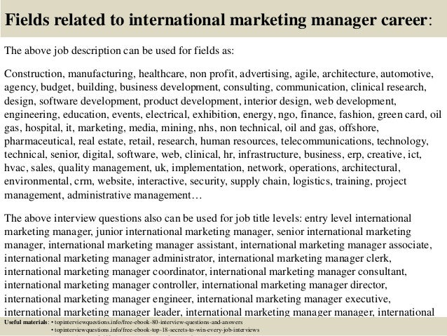 interview questions marketing coordinator