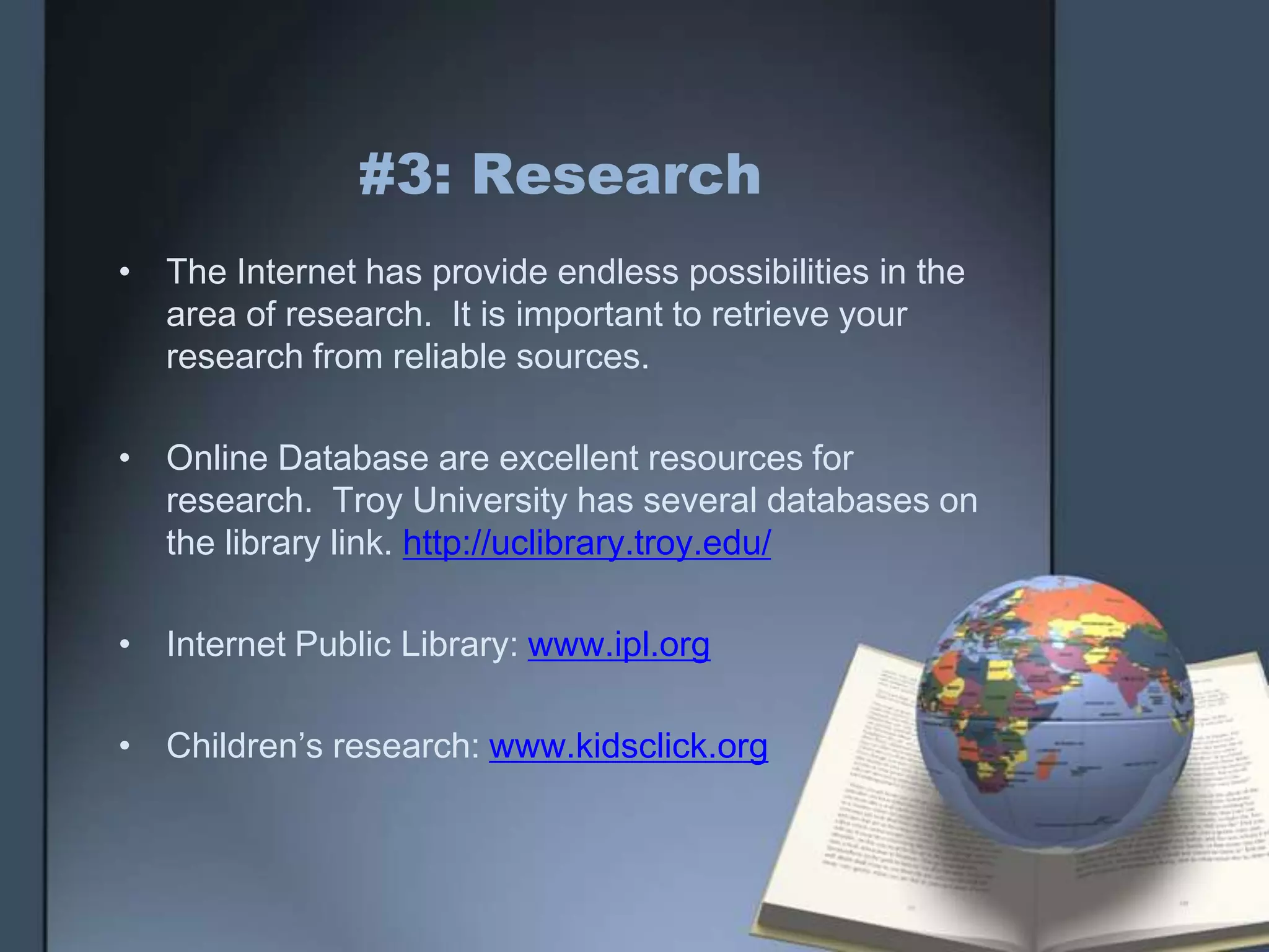 #5: Educational GamesThe internet benefits teachers and students by offering fun and engaging learning games.  Teachers use these website to assist with learning in the classroom and also to help visual learners have a better understanding of specific topics.Some excellent educational websites include:Starfall: www.starfall.comSpelling City: www.spellingcity.comPBS Kids: www.pbskids.com