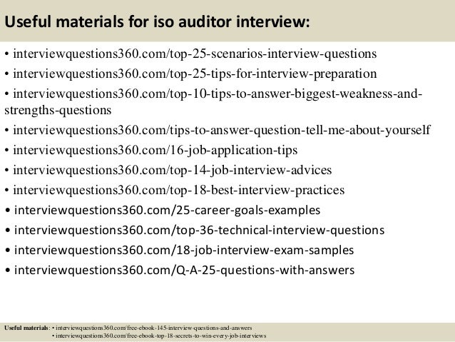Top 10 Iso Auditor Interview Questions And Answers