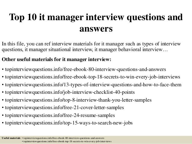 top-10-it-manager-interview-questions-and-answers