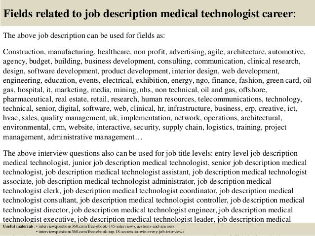 medical job description job description