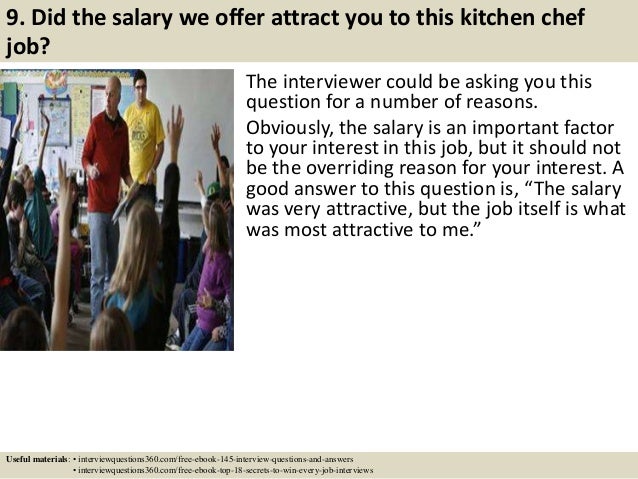 Top 10 kitchen chef interview questions and answers