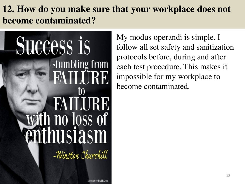 88 laboratory interview questions with answers