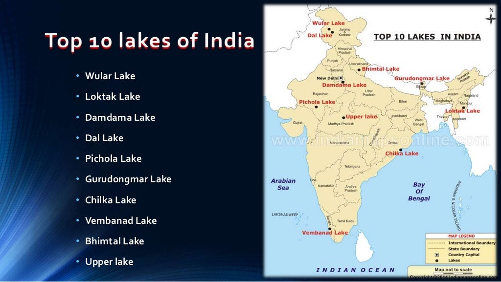 Top 10 lakes of India