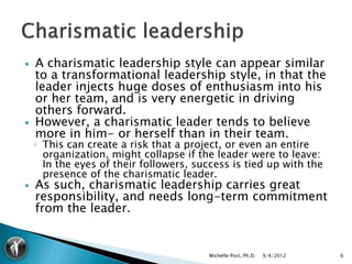 Top 10 leadership styles