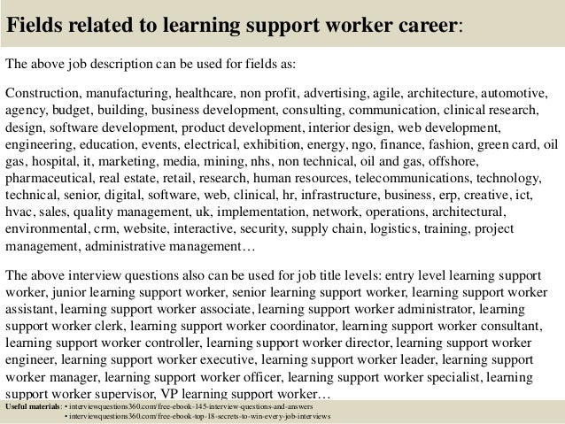 top 10 learning support worker interview questions and answers support worker interview questions and answers