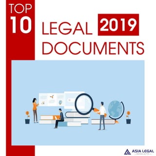 TOP
10 LEGAL
DOCUMENTS
2019
 