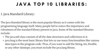 Top 10 Libraries of Java.pptx