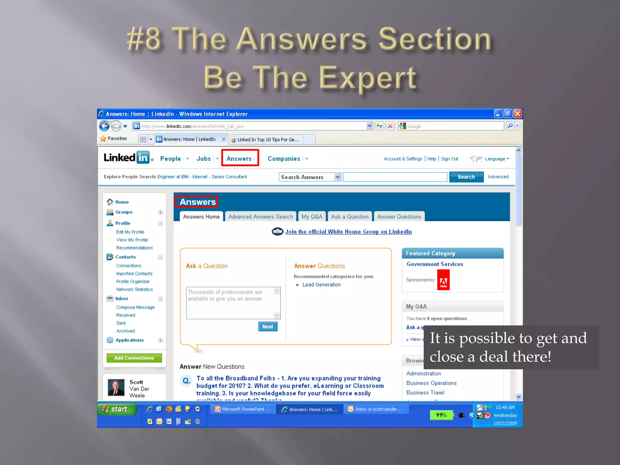   It build brand & reputation