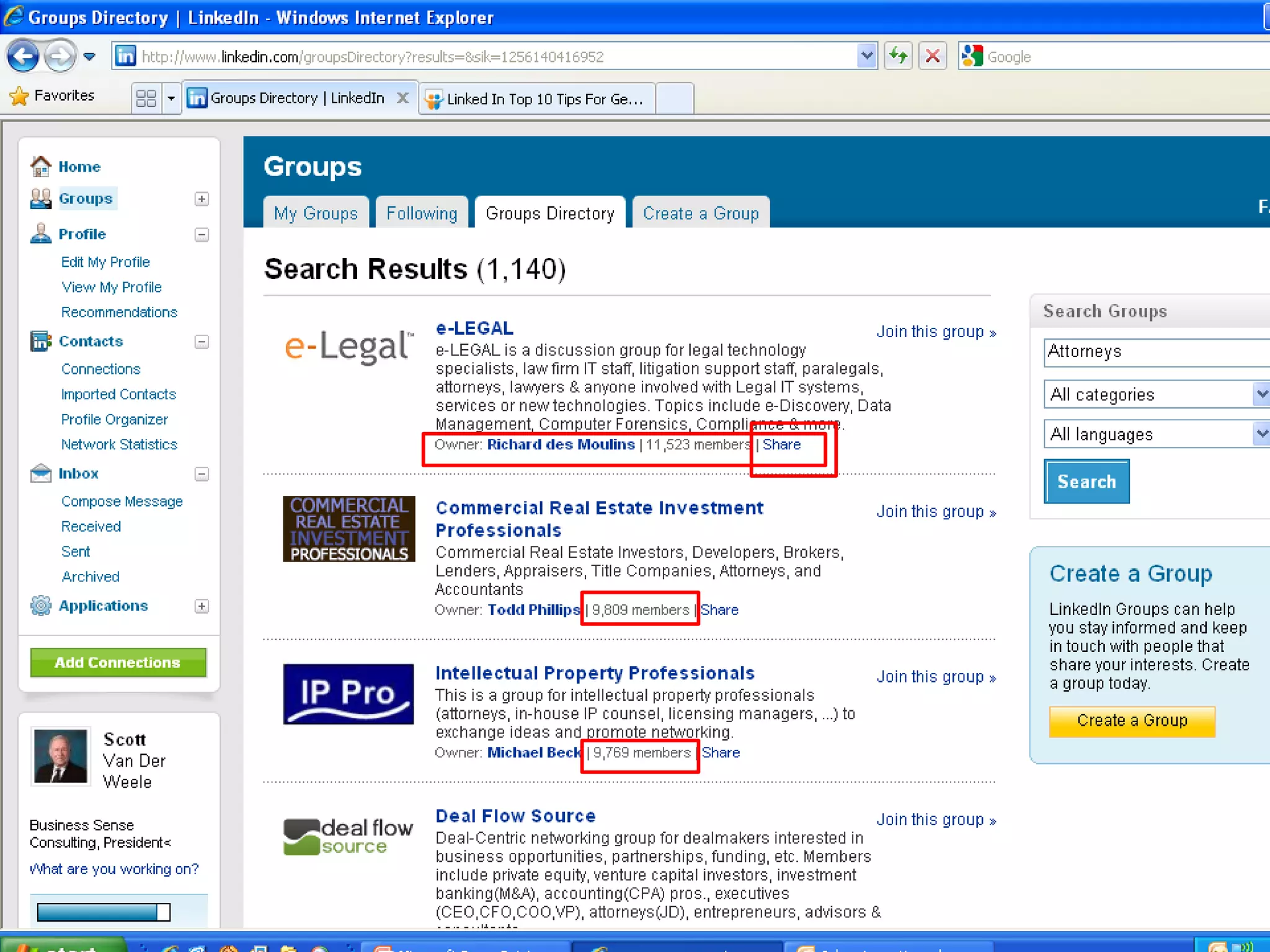   Customers and clients