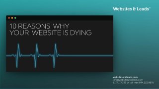 Top 10 Reasons Your Website Is Dying