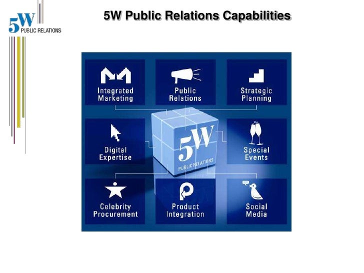 5w public relations capabilities 5w public relations
