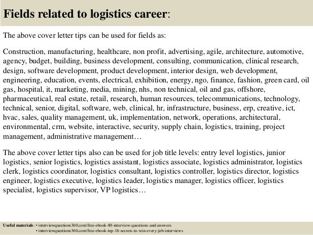 logistics coordinator