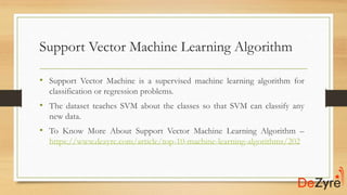 Machine Learning Algorithms | PPTX | Artificial Intelligence ...