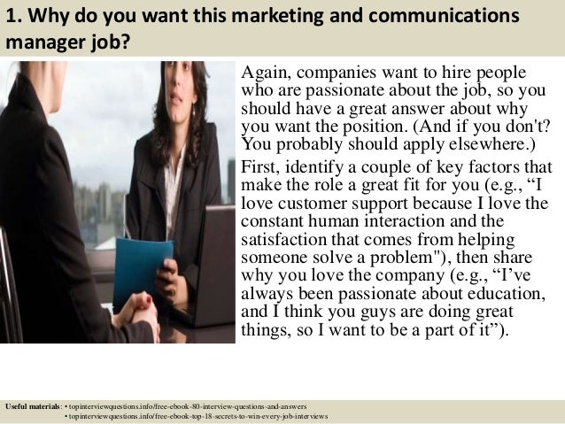 Top 10 Marketing And communications Manager Interview Questions And Answers Top 10 Marketing And communications Manager Interview Questions And Answers