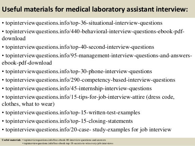 top 10 medical laboratory assistant interview questions and answers lab assistant interview questions