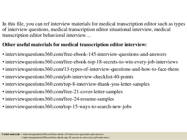 medical transcription sample