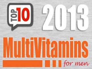 Top 10 men's multivitamine for healthy body