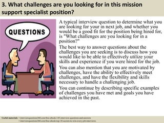Top 10 mission support specialist interview questions and answers | PPTX
