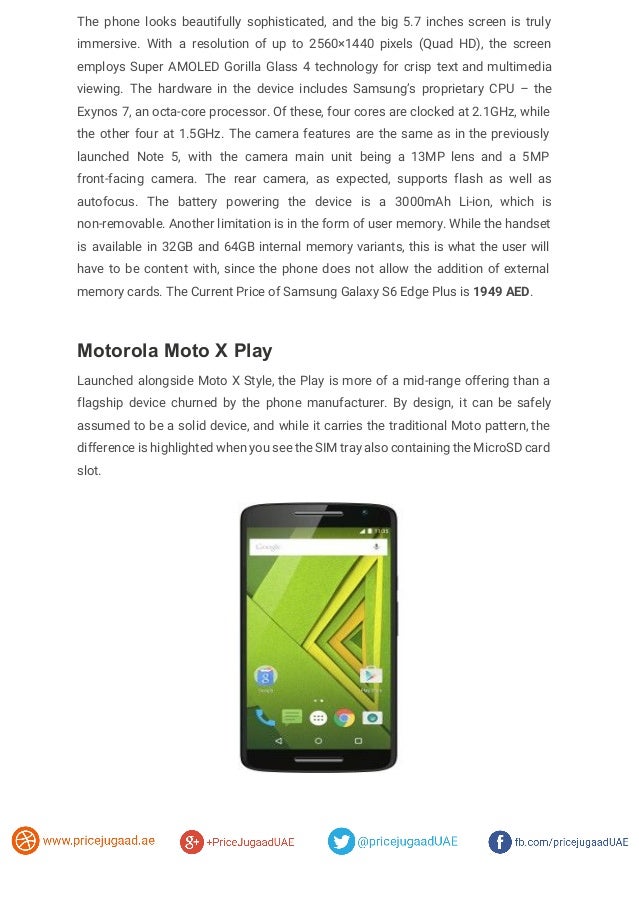 Top 10 mobiles in uae