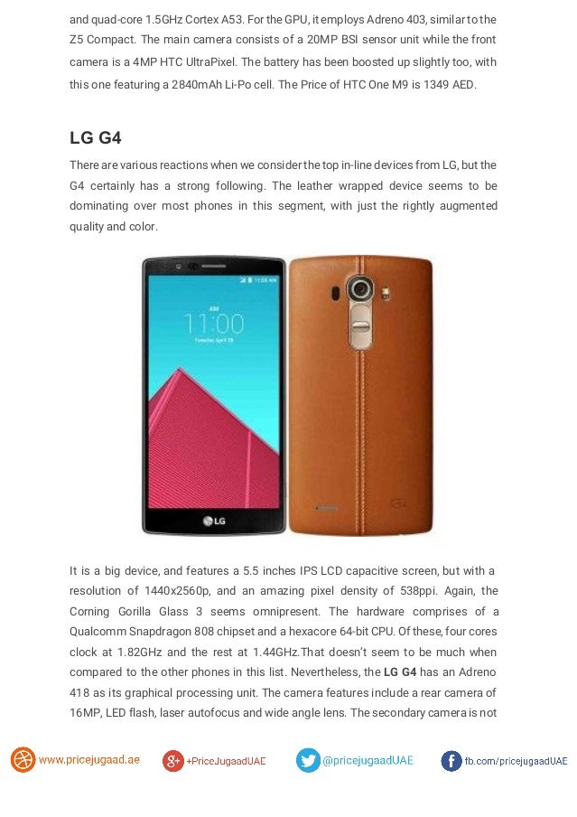 Top 10 mobiles in uae