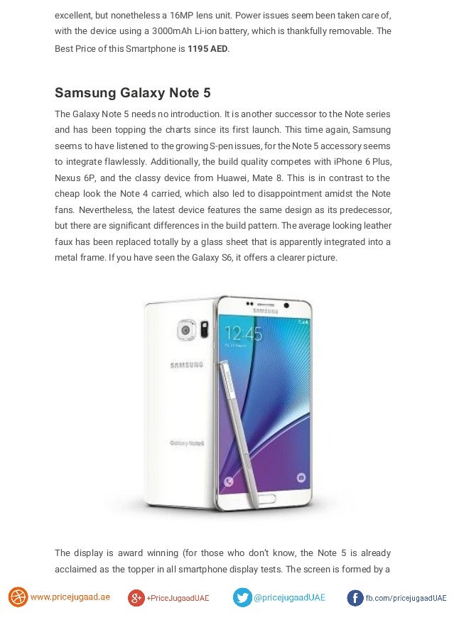 Top 10 mobiles in uae