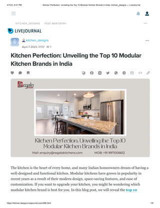 Top 10 modular kitchen brand in India.pdf
