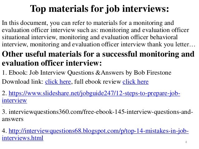 80 monitoring and evaluation officer interview questions accountability interview questions and answers