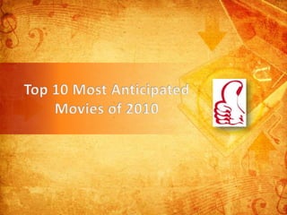 Top 10 Most Anticipated Movies of 2010 