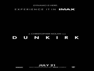 DUNKIRK
release date 7/21/2017
DIRECTOR CHRISTOPHER NOLAN
STUDIO WARNER BROS.
Starring:
TOM HARDY-KENNETH BRANAGH-JAMES D’...