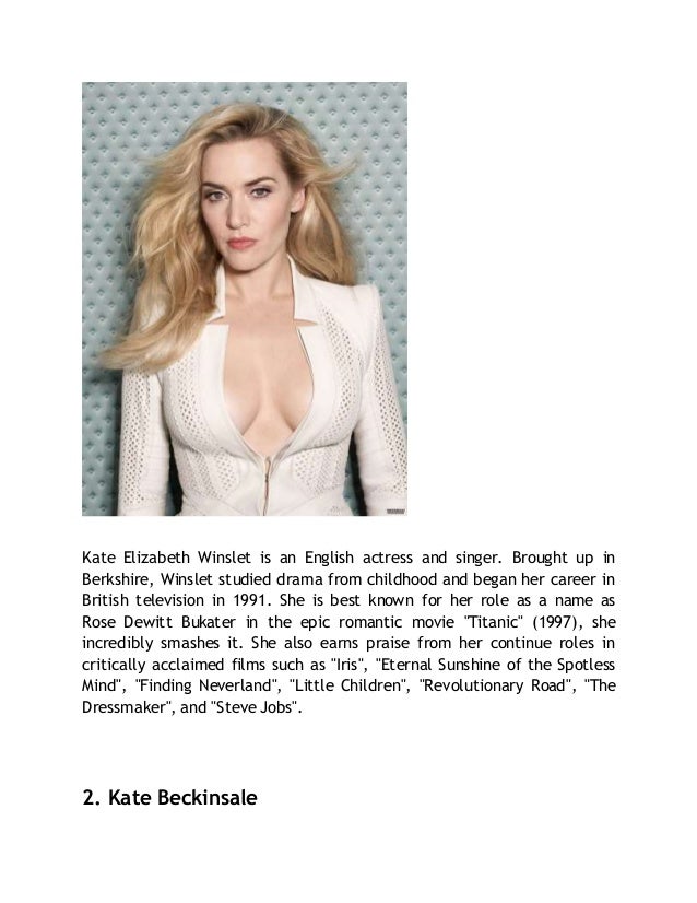Actresses british top hottest 10 Hottest UK