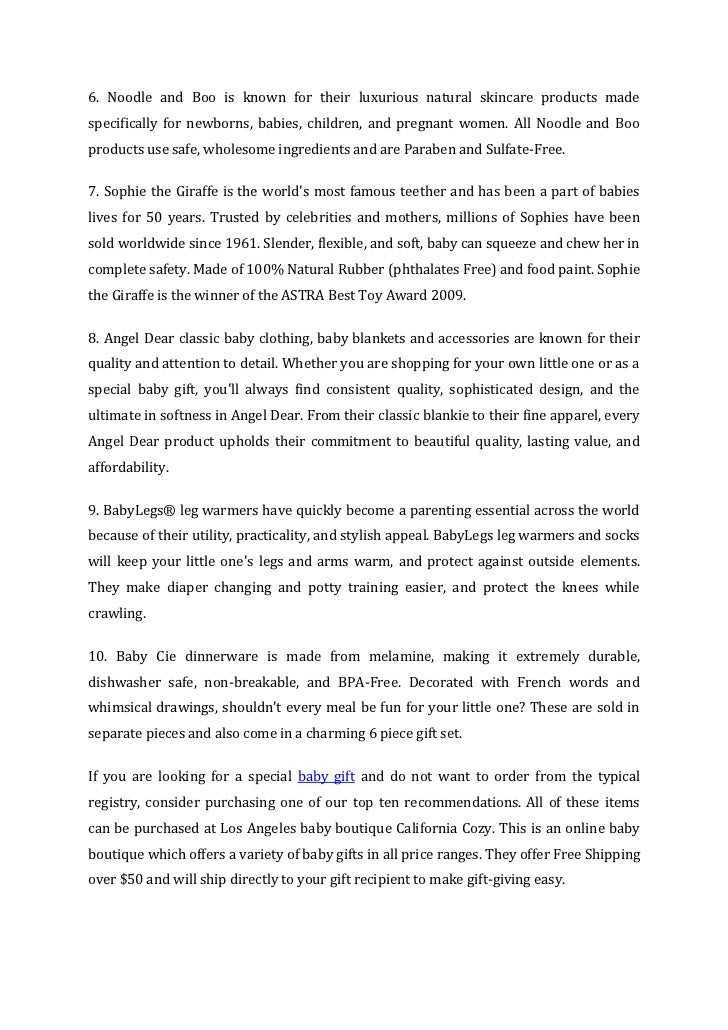 Top 10 must have baby gifts to wow as a baby shower gift