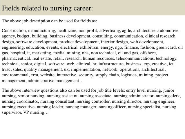 Top 10 nursing interview questions and answers