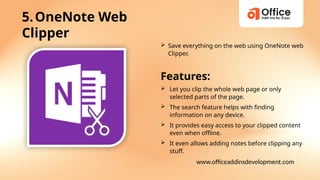 Top 10 OneNote Add-ins - Executive Should Use | PPTX