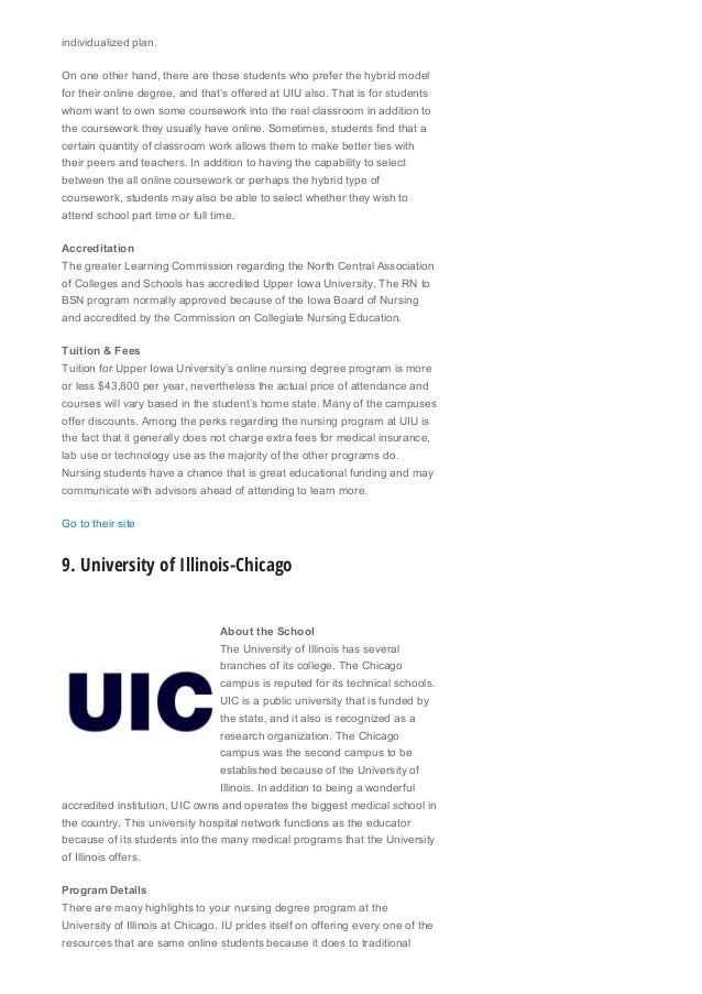 Top 10 online nursing degree programs for 2015