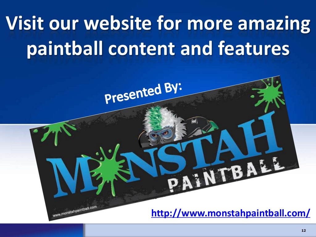 Top 10 Paintball Gifts for 2013