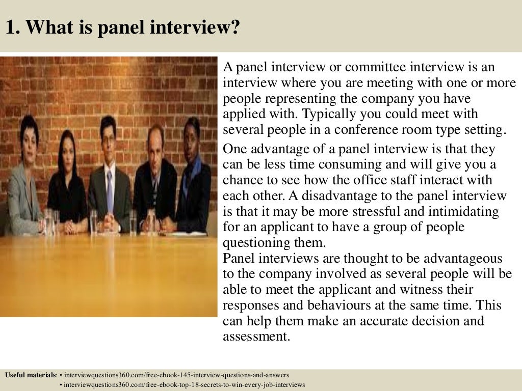 Top 10 panel interview questions and answers