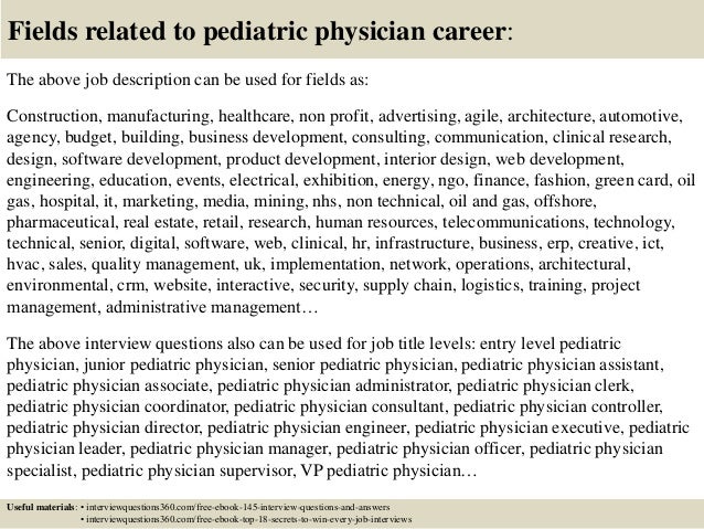 physician assistant job interview questions and answers