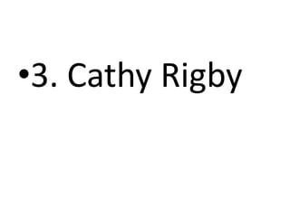 •3. Cathy Rigby
 
